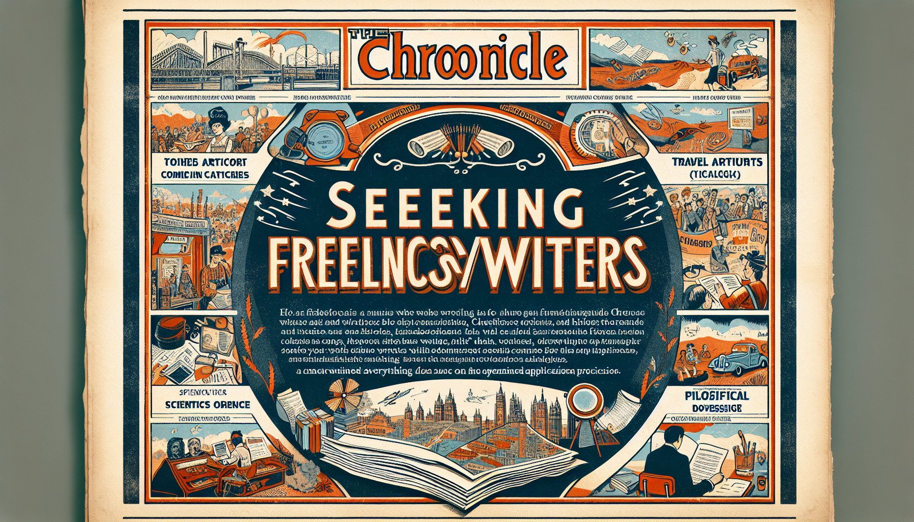The Chronicle Is Seeking Freelance Writers