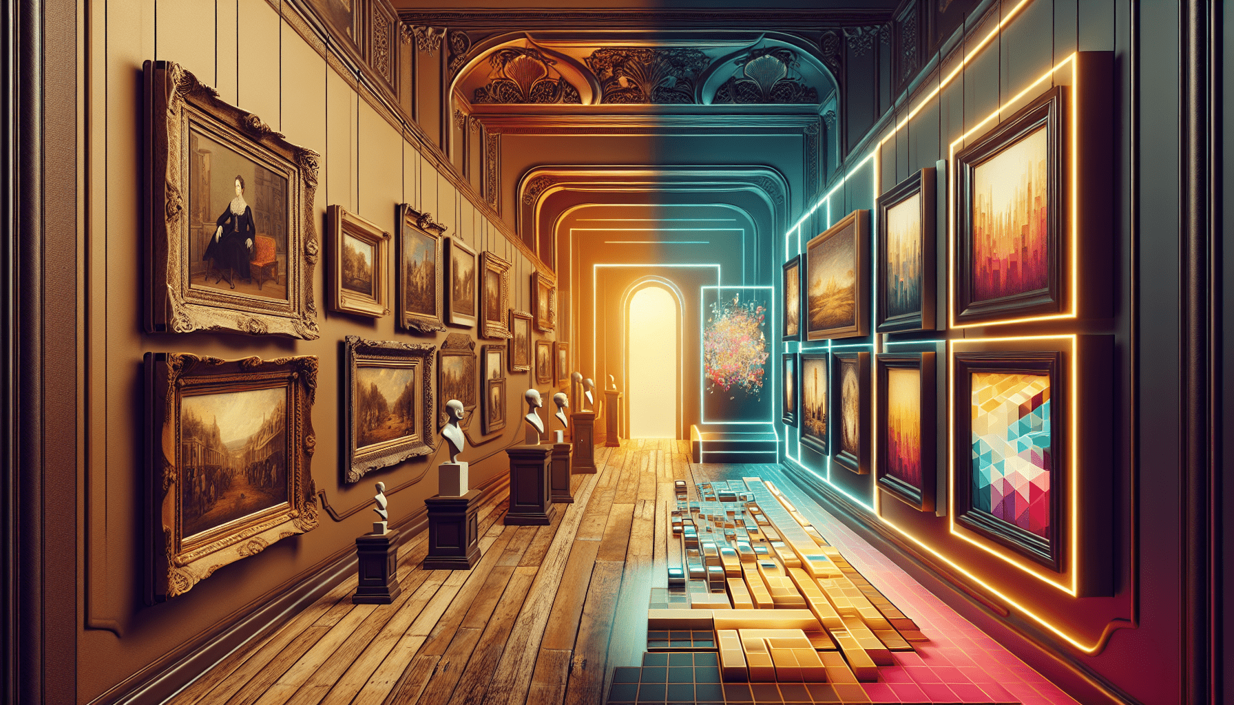 Virtual Art Gallery Curation