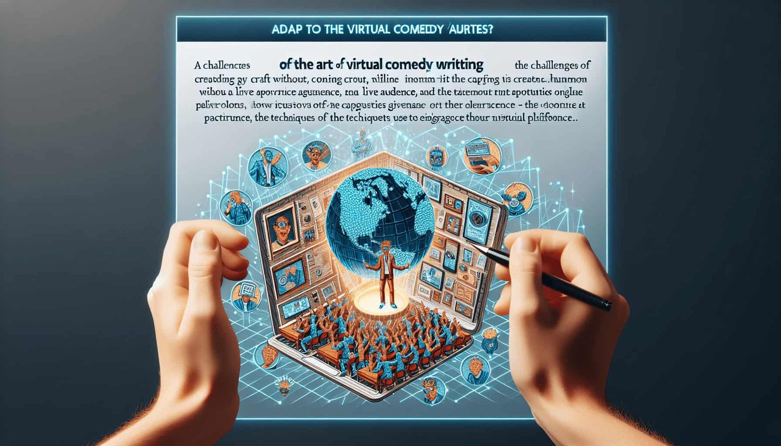 Virtual Comedy Writing