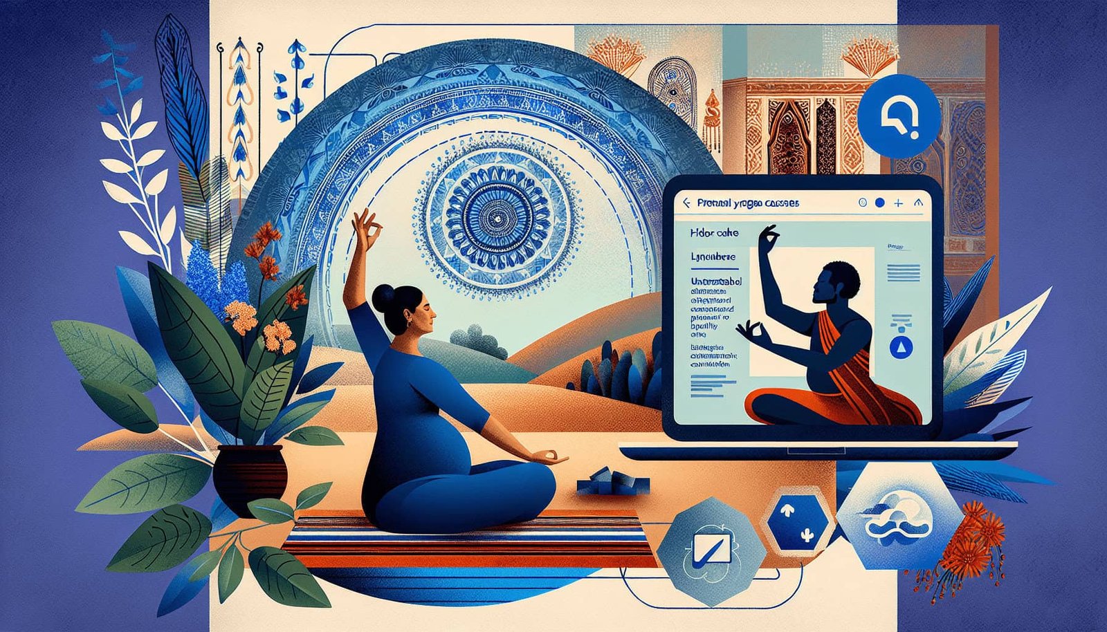 Virtual Prenatal Yoga Instruction