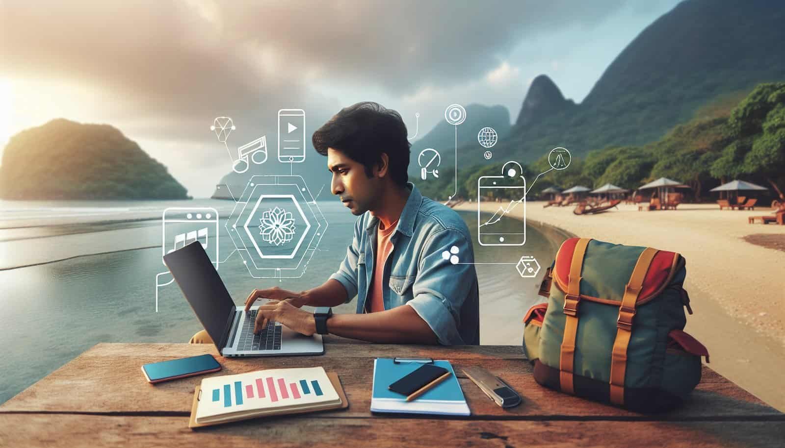 Freelancer Building A Following As A Digital Nomad On TikTok