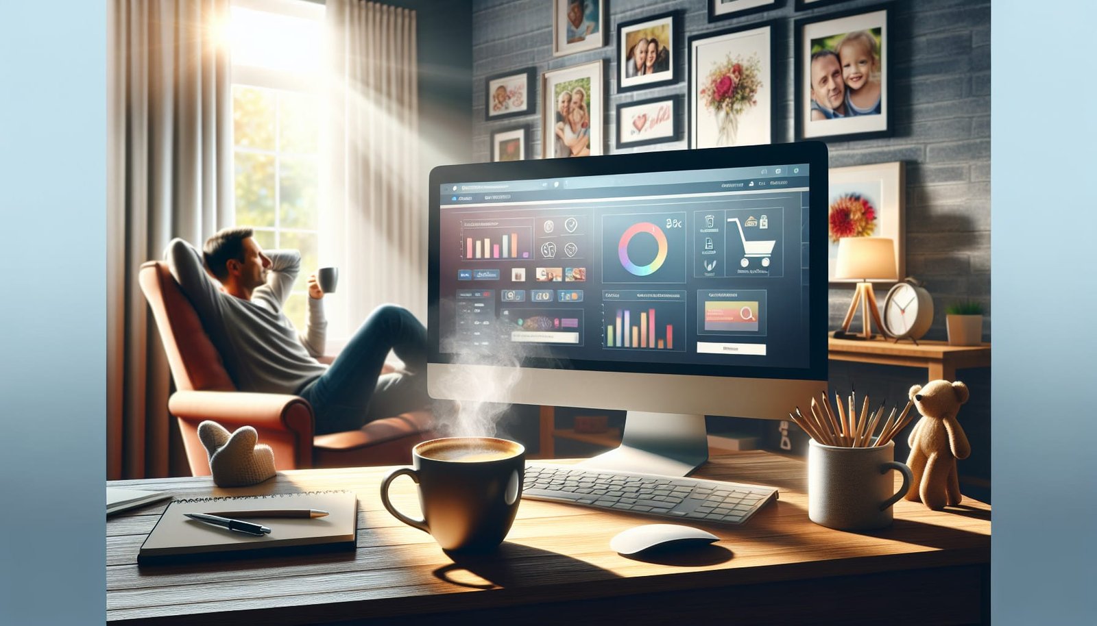 Dad Building A Shopify Design Niche As A Side Hustle